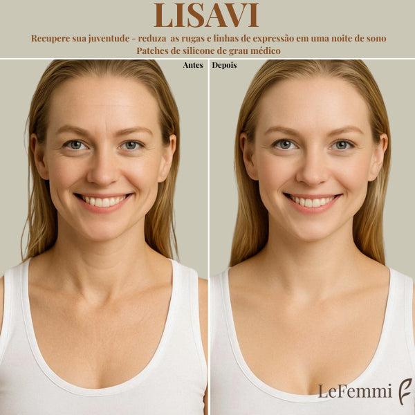 Lisavi - Adesivos de silicone para reduzir linhas e rugas